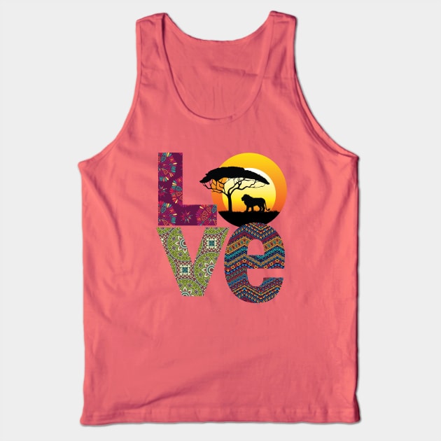 Animal Kingdom LOVE Tank Top by 5571 designs